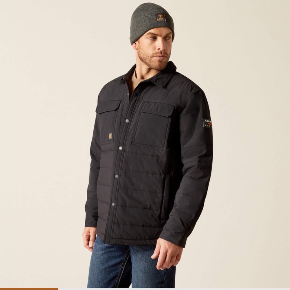 Ariat Men's Rebar Cordura Ripstop Insulated Shirt Jacket L - Picture 10 of 10
